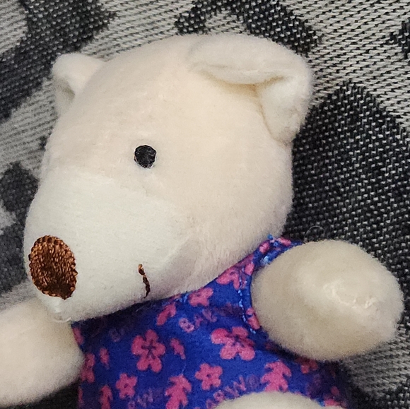 Build a Bear Velvet Teddy 3" Plush Purple Hawaiian Swimsuit Stuffed Animal Toy - Picture 5 of 9